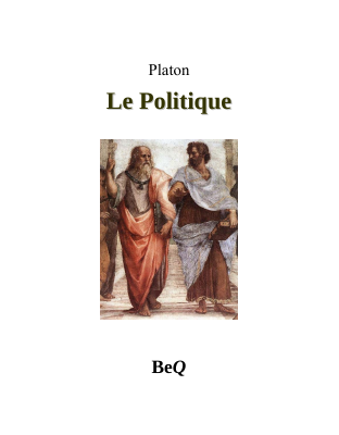 Couverture de Platon - Le politique (BeQ)